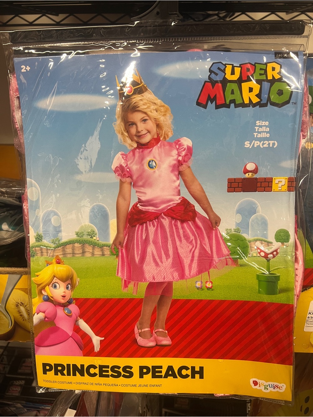 Princess Peach Toddler Costume - size 2t